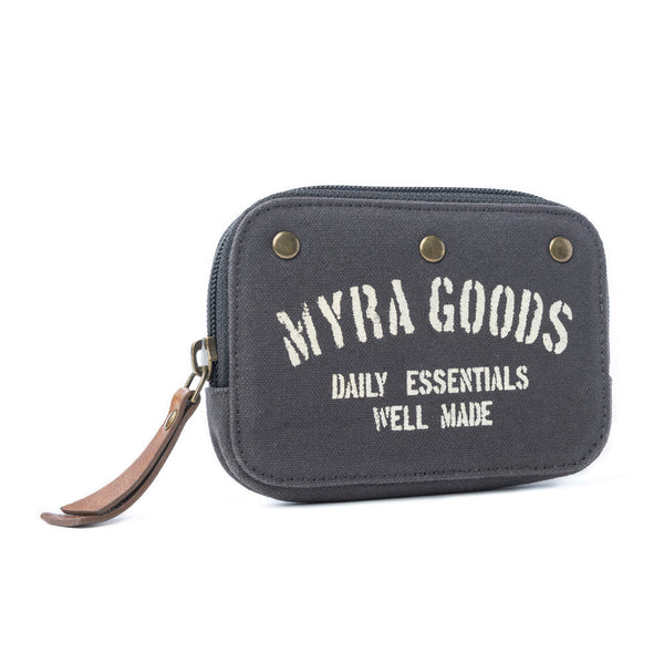 Myra Goods Raven Night Wallet in Smoky Ash - Myra USA