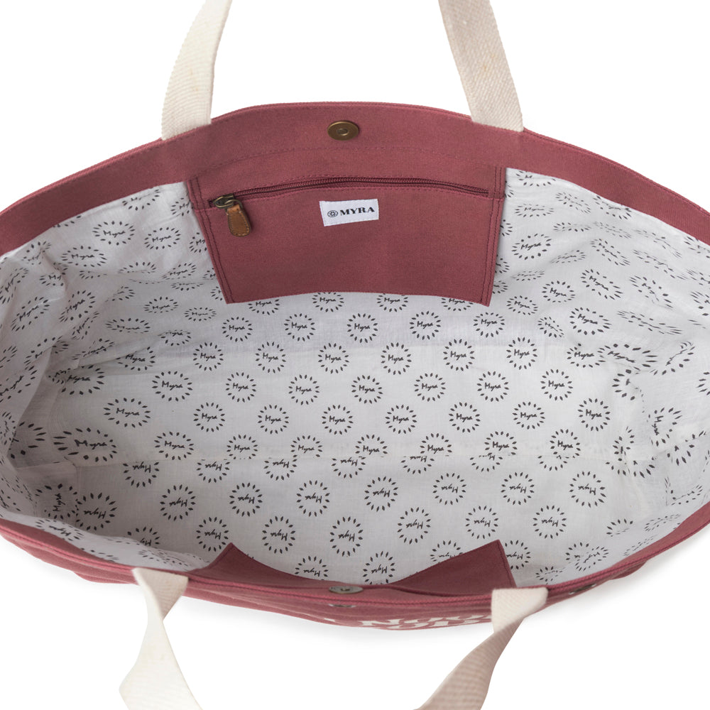 Myra High Noon Rebel Weekender Bag in Ruby Wine - Myra USA