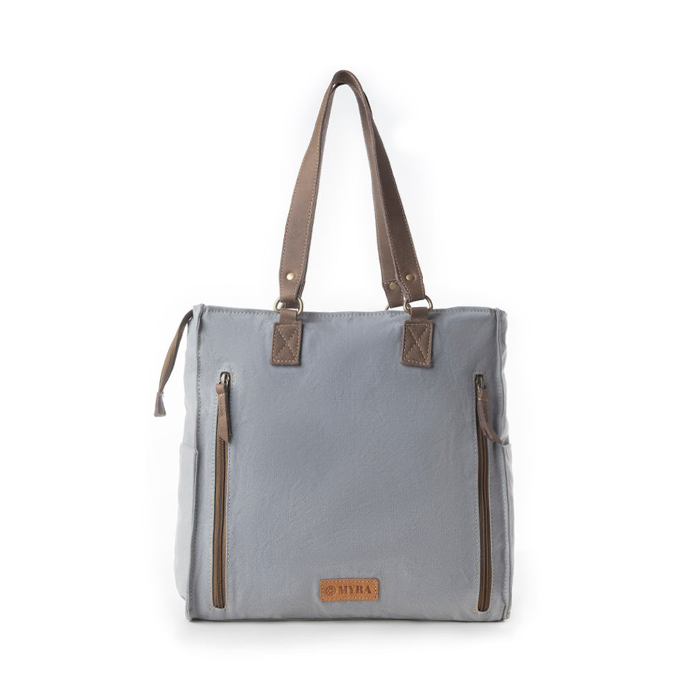 Myra Paisley Plains Concealed Carrybag in Faded Denim - Myra USA