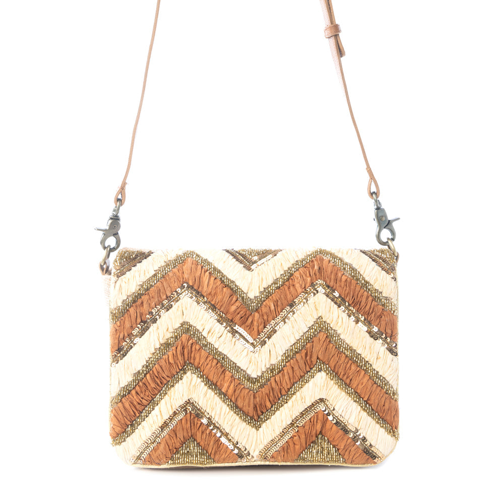 Myra Sahara Sol Crossbody Bag in Radiant Topaz