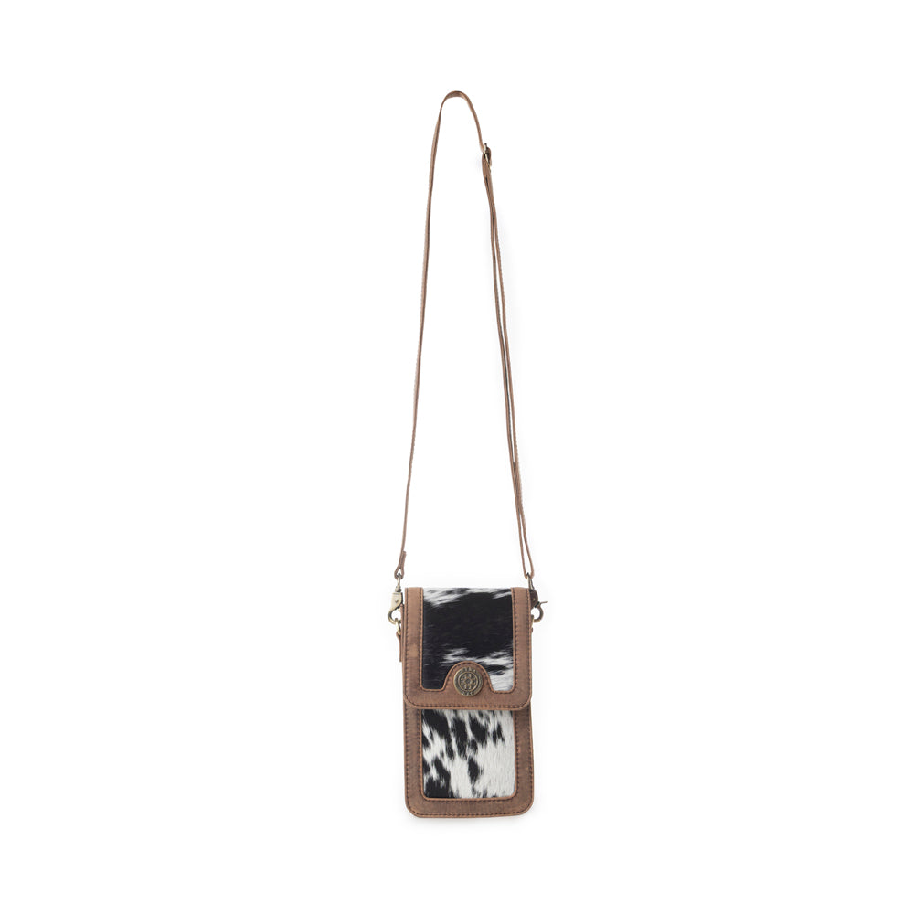 Myra Lasso Lane Hairon Leather Bag in Snowhide - Myra USA
