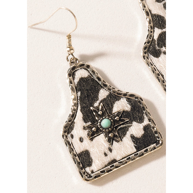 Myra Shadowflower Earrings In Lariat Speckle
