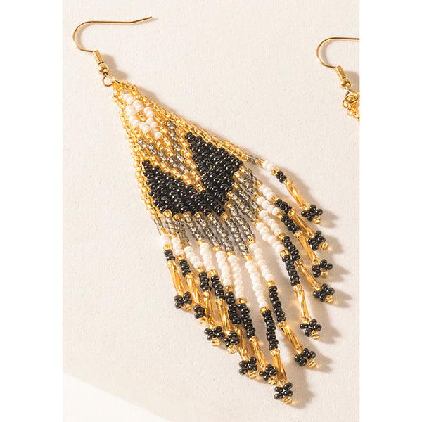 Myra Rodeo Rhythm Earrings in Ivory Amber - Myra USA