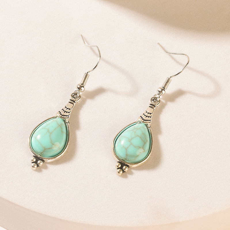 Myra Mesa Droplet Earrings in Moonlit Blue