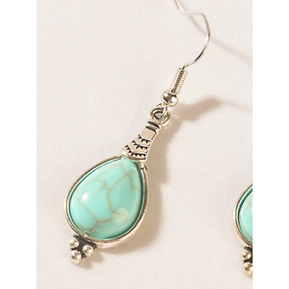 Myra Mesa Droplet Earrings in Moonlit Blue