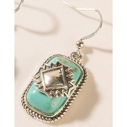 Myra Zenith Stone Earrings in Spirit Blue