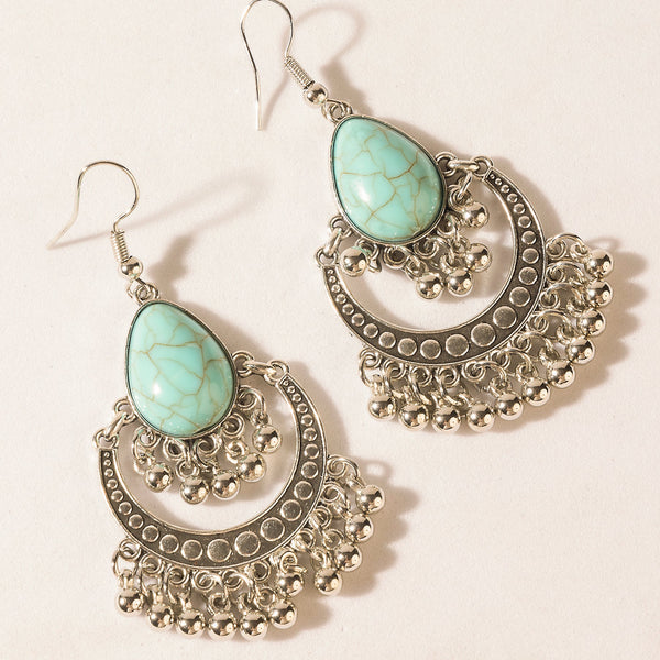 Myra Canyon Charm Earrings in Sky Turquoise - Myra USA