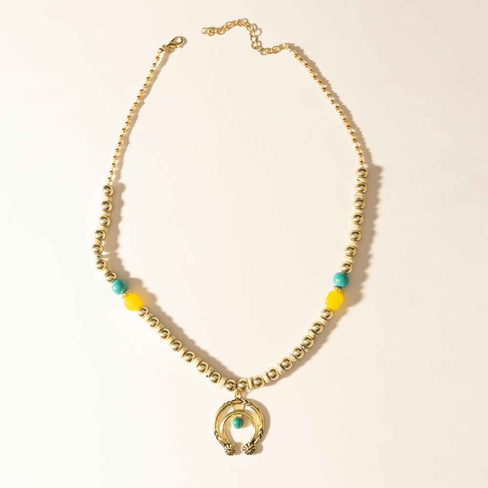 Myra Sunshine Naja Necklace in High Noon - Myra USA