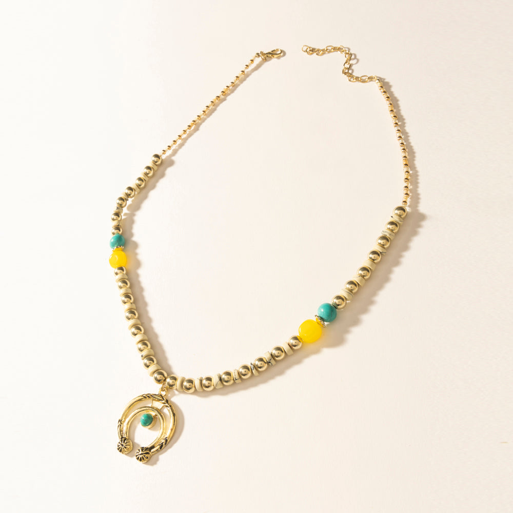 Myra Sunshine Naja Necklace in High Noon - Myra USA