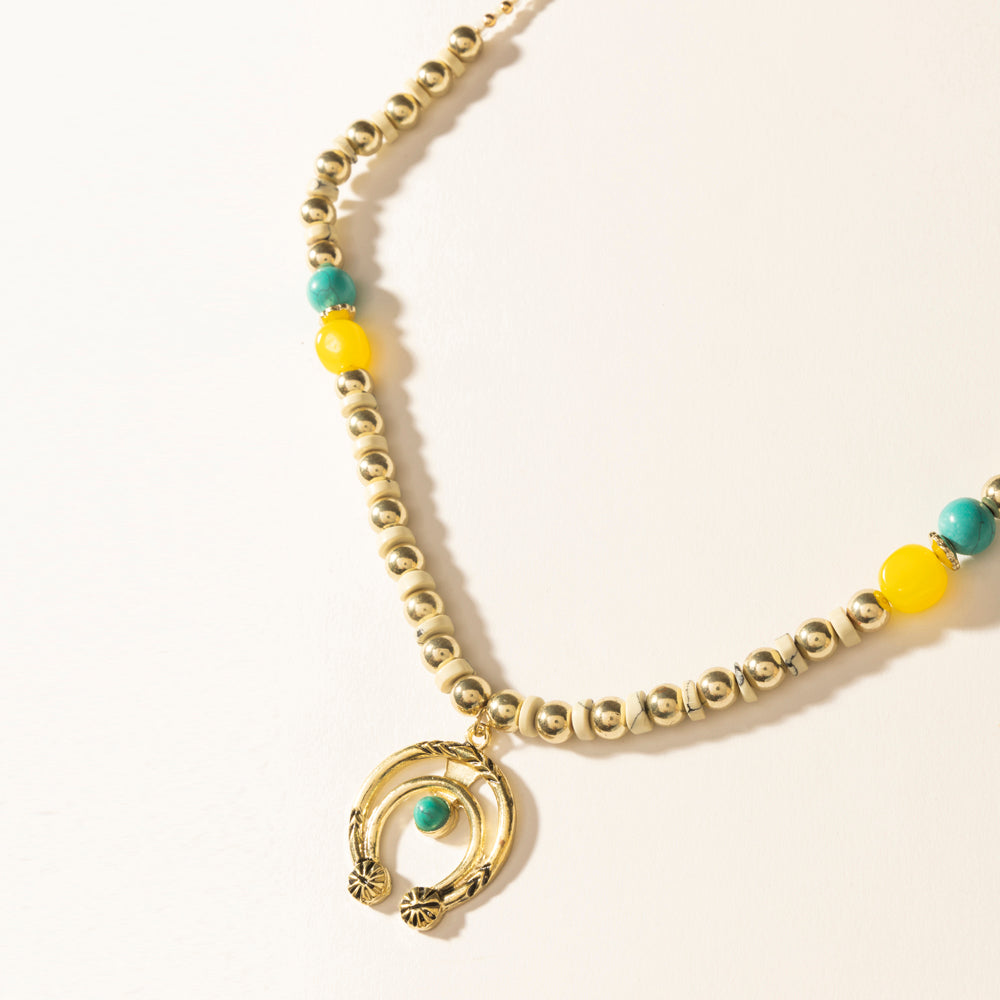 Myra Sunshine Naja Necklace in High Noon - Myra USA