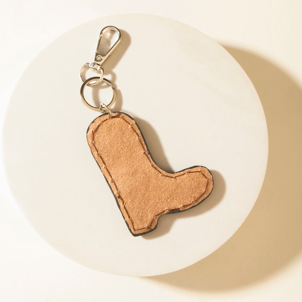 Myra Legend Boot Charm Keychain in Carve Tan - Myra USA