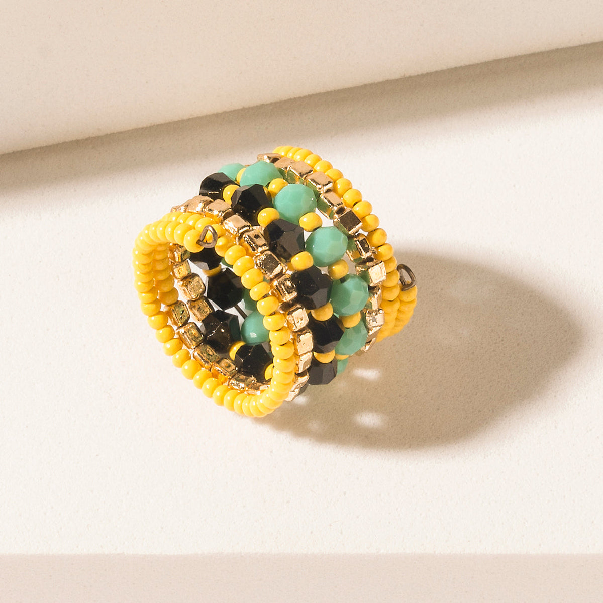 Myra Firefly Echo Ring in Golden Lagoon - Myra USA