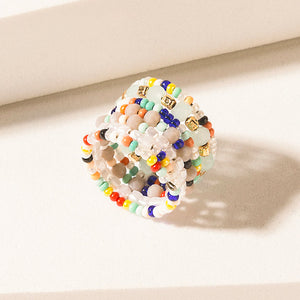 Myra Viva Spiral Ring in Multicolor - Myra USA