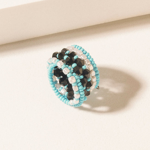 Myra Inkwave Horizon Ring in Oasis Blue - Myra USA