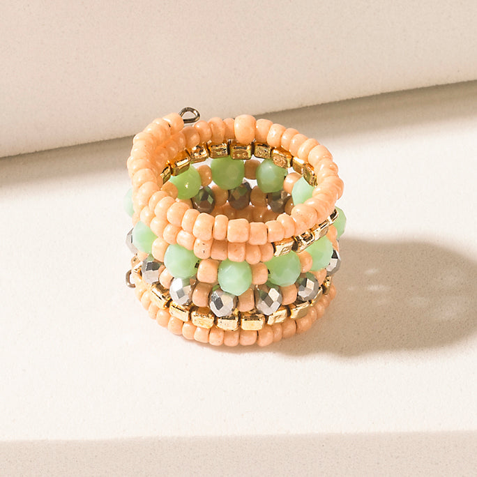 Myra Dune Whisper Ring in Sunlit Yellow - Myra USA