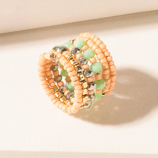 Myra Dune Whisper Ring in Sunlit Yellow
