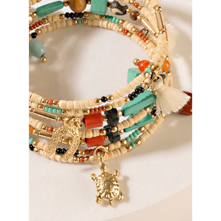 Myra Ocean’s Embrace Bracelet in Rustic Amber - Myra USA