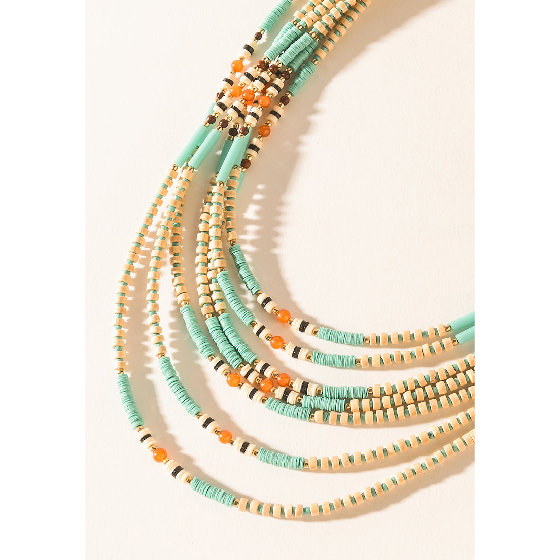 Myra Aurora Song Beads Necklace in Azure Gem