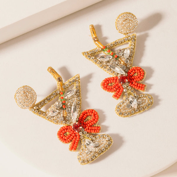 Myra Enchanted Eve Charm Earrings in Crimson Glow - Myra USA