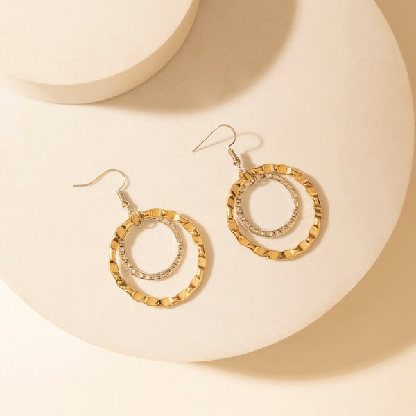 Myra High Plains Halo Earrings in Saddle Blue - Myra USA