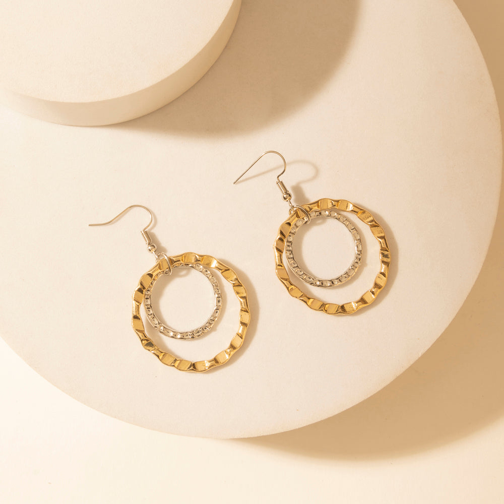 Myra High Plains Halo Earrings in Saddle Blue - Myra USA