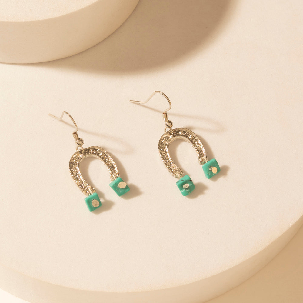 Myra Prairie Trinket Earrings Set in Saddle Silver - Myra USA