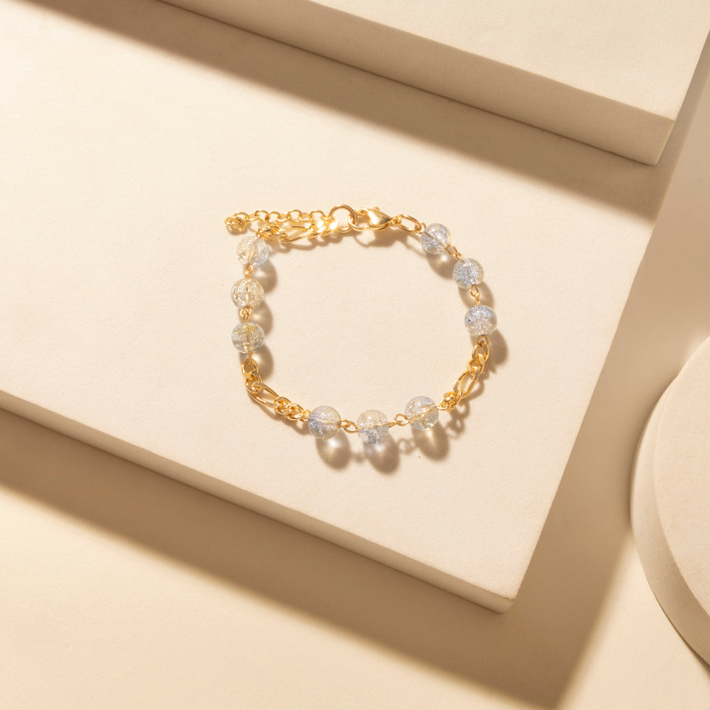 Myra Gulf Shell Stack Bracelet in Dune Gold - Myra USA