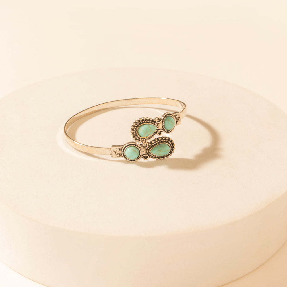 Myra Grande Curl Cuff in Rain Silver - Myra USA