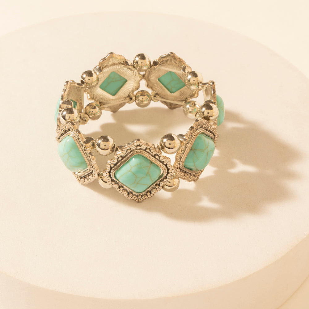 Myra Skystone Elastic Cuff in Creek Blue - Myra USA