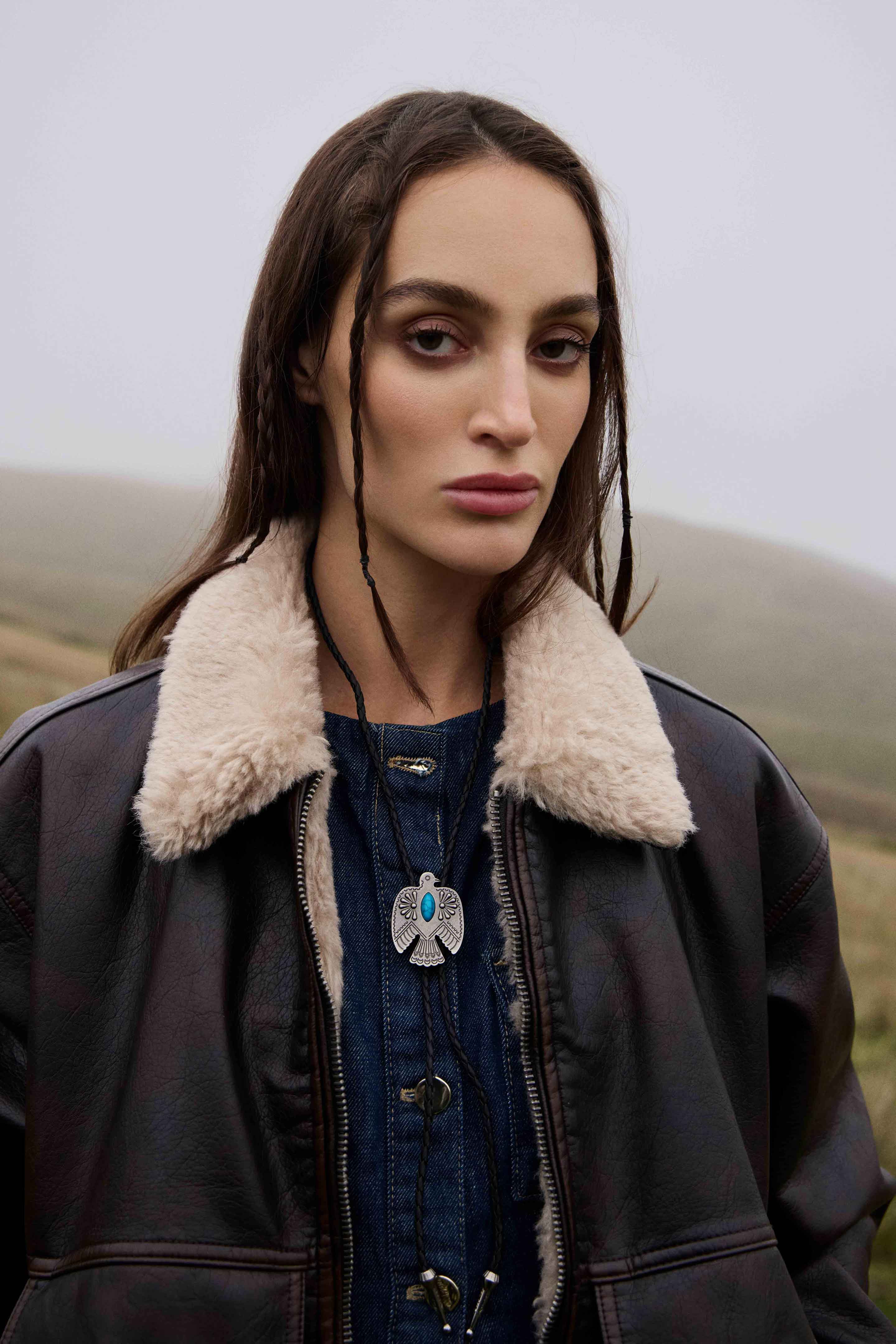 Myra Mystic Skies Bolo Tie in Mesa Turquoise