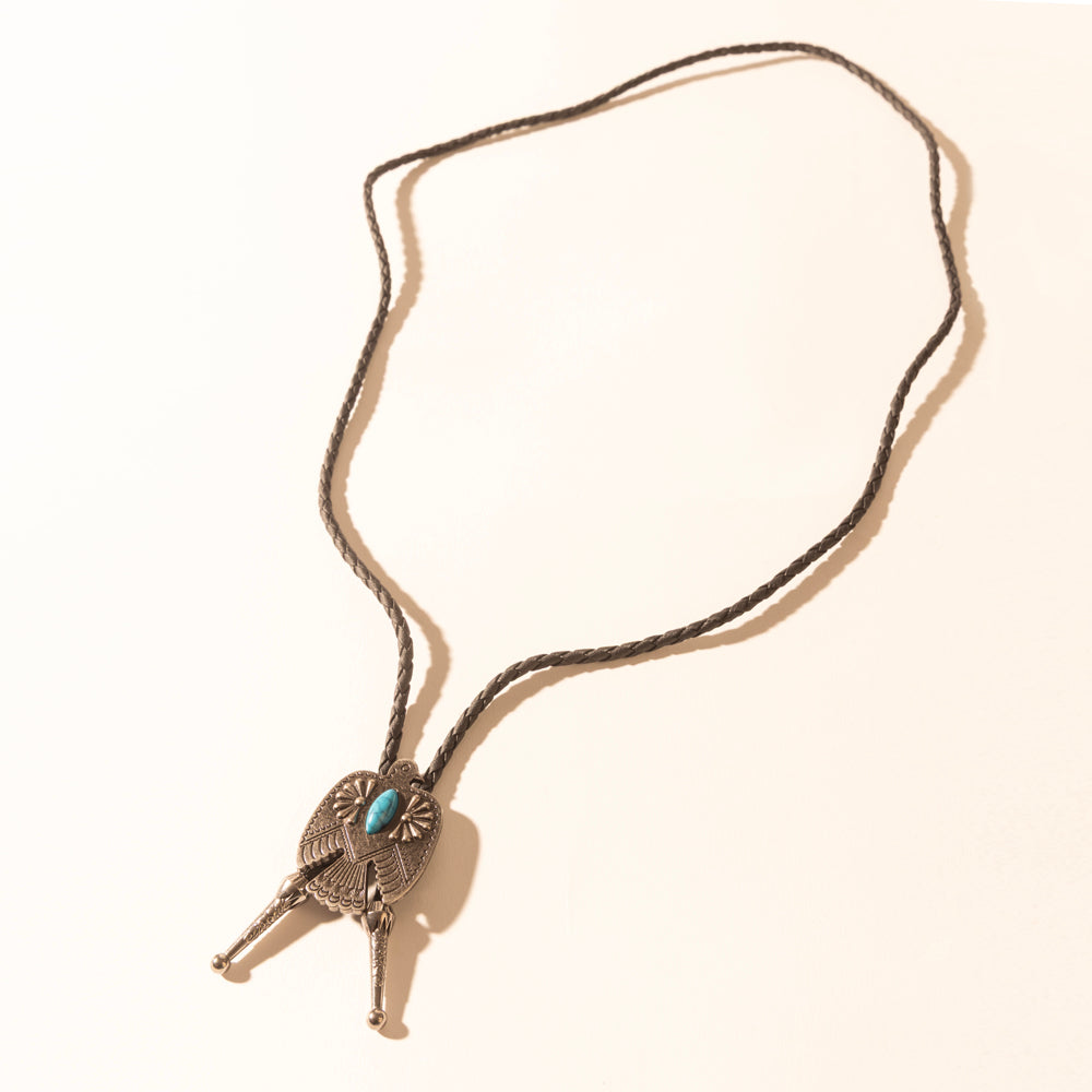 Myra Mystic Skies Bolo Tie in Mesa Turquoise - Myra USA