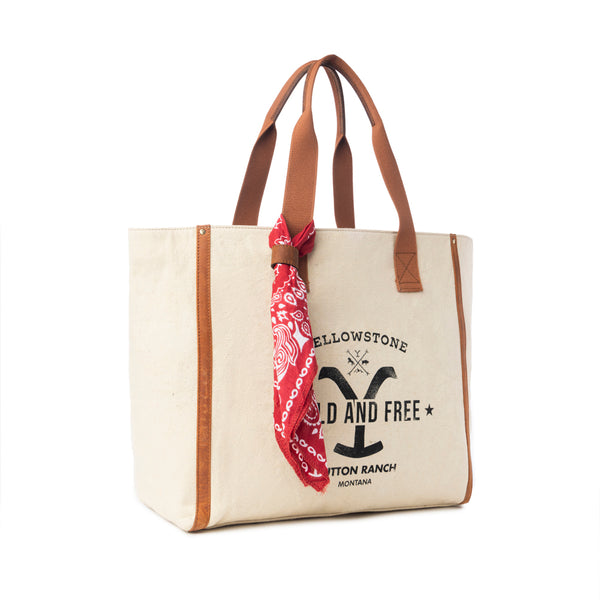 Yellowstone Ivory Creek Weekender Bag with Scarf - Myra USA