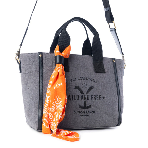 Yellowstone Echo Valley Ash Crossbody Bag with Scarf - Myra USA