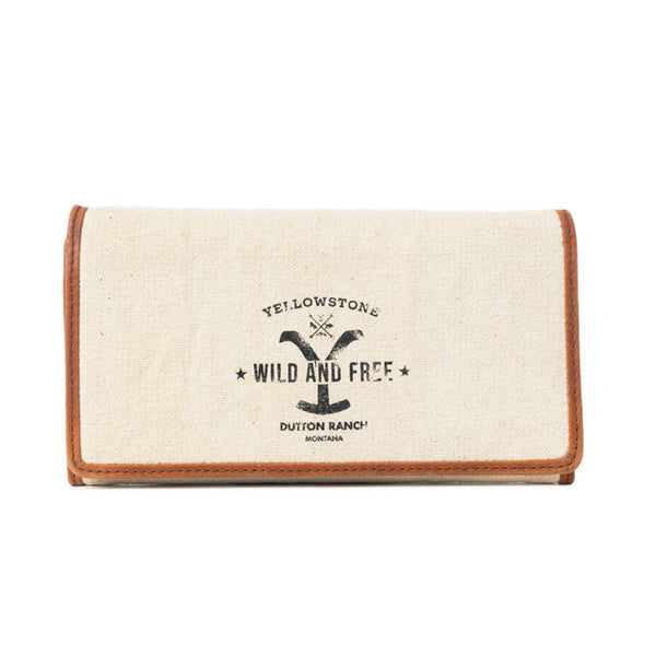Yellowstone Roverra Ivory Sling Wallet - Myra USA