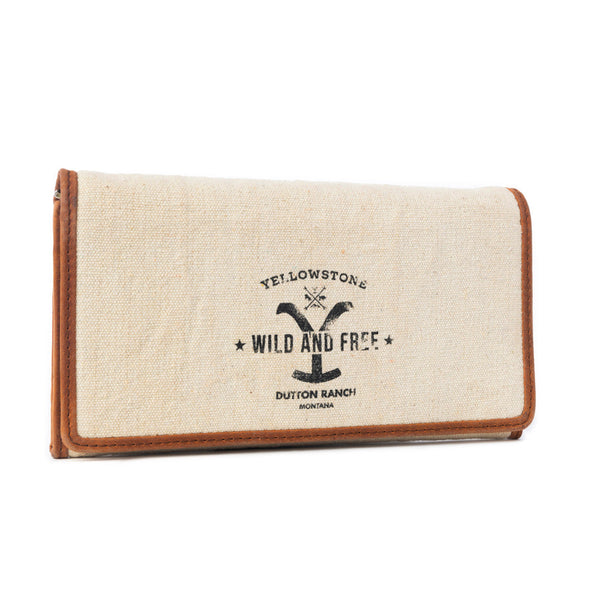 Yellowstone Roverra Ivory Sling Wallet - Myra USA