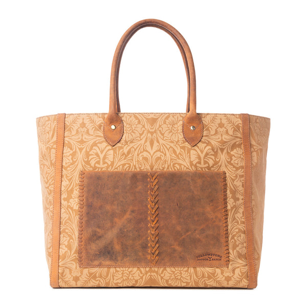 Yellowstone Chief Weekender Bag with Pockets in Amber - Myra USA