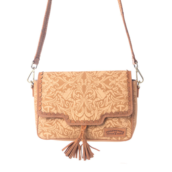 Yellowstone Sierra Amber Tassle Crossbody Bag - Myra USA