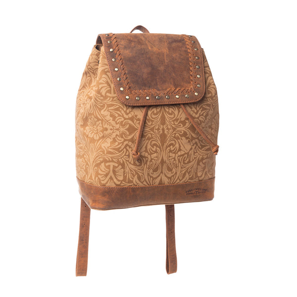 Yellowstone Amber Sienna Drawstring Backpack - Myra USA