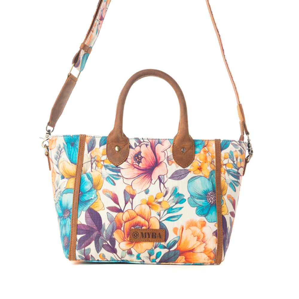 Myra Rosy Trails Crossbody Bag in Boho Fiesta - Myra USA