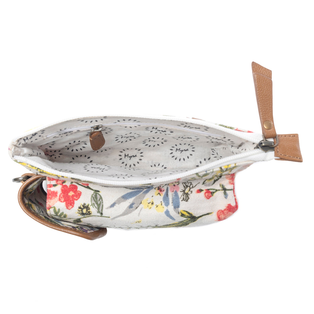 Myra Floraléa Crossbody Bag with Phone Compartment in Orchid Glow - Myra USA