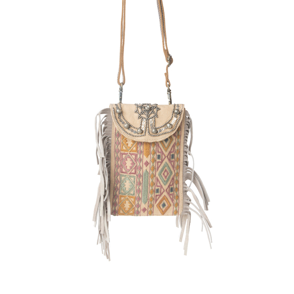 Myra Vintage Song Crossbody Bag in Sahara Clay - Myra USA
