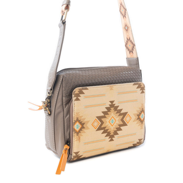 Myra Zia Dawn Crossbody Bag in Sunset Beige - Myra USA