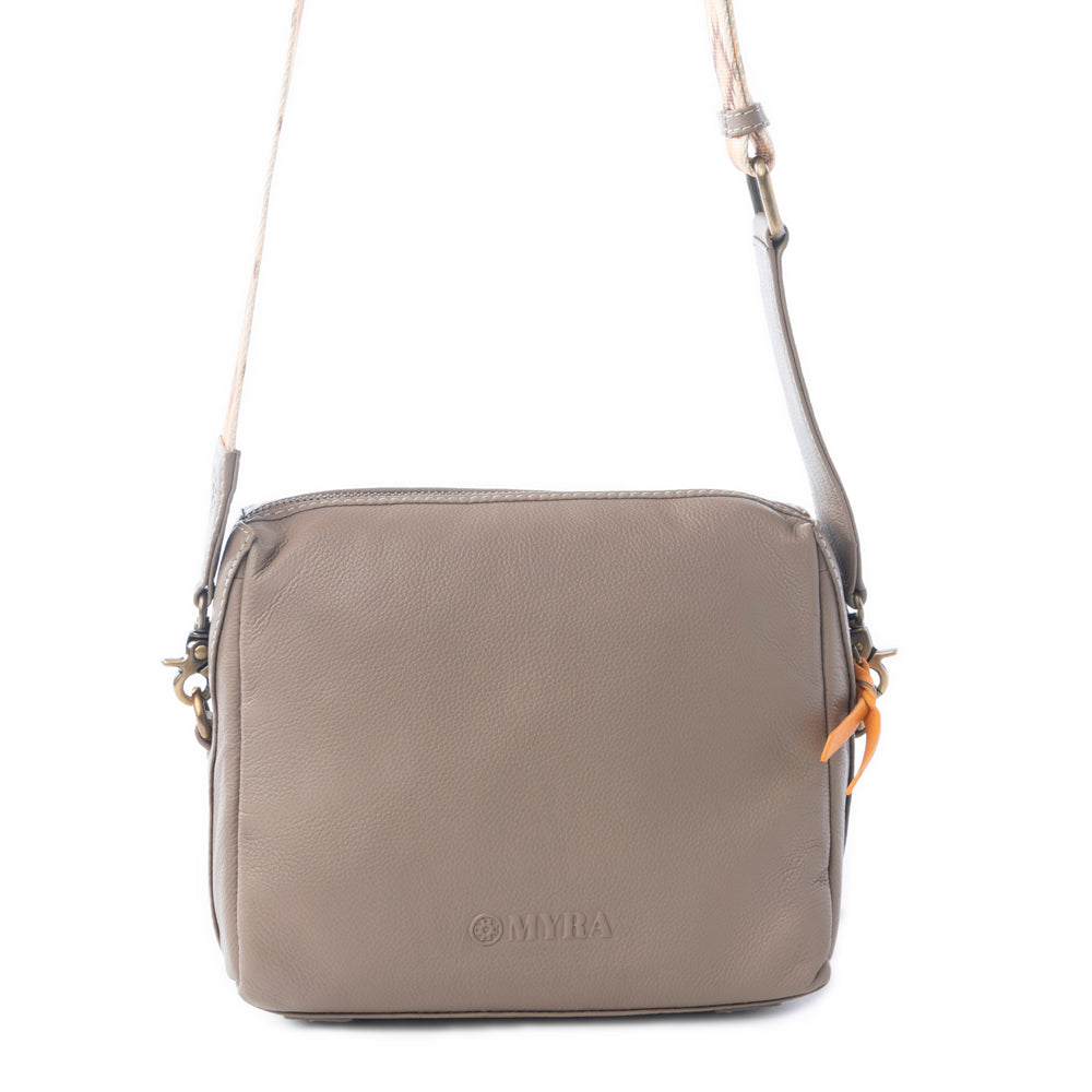 Myra Zia Dawn Crossbody Bag in Sunset Beige