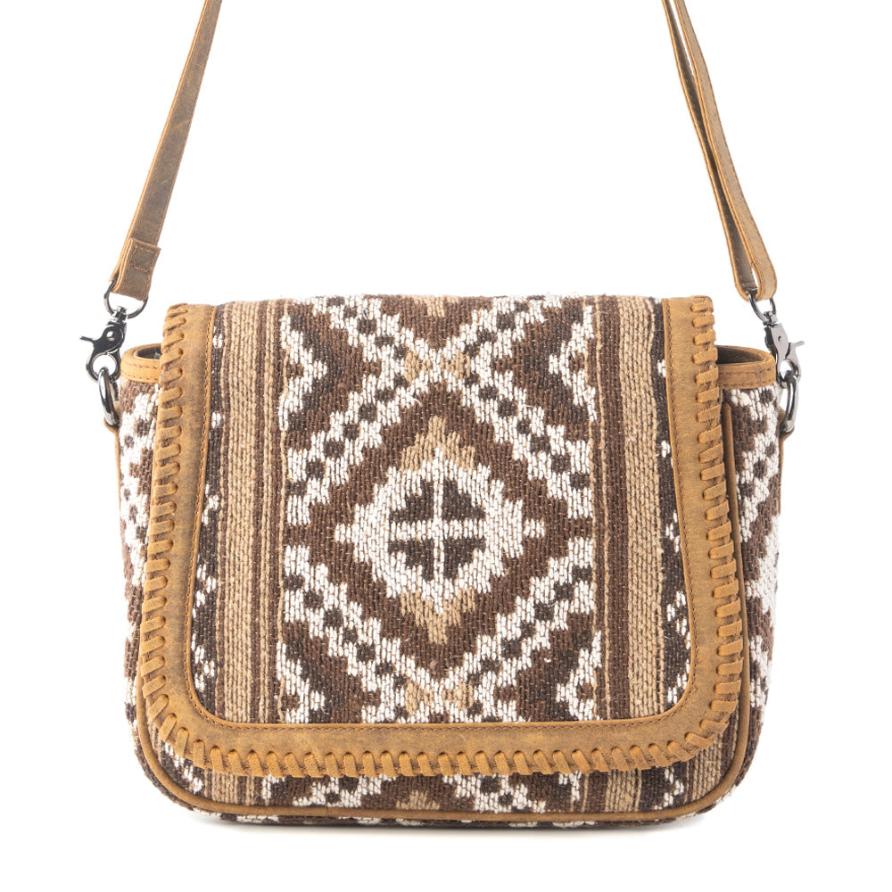 Myra Mesa Crosswinds Woven Shoulder Bag in Canyon Taupe
