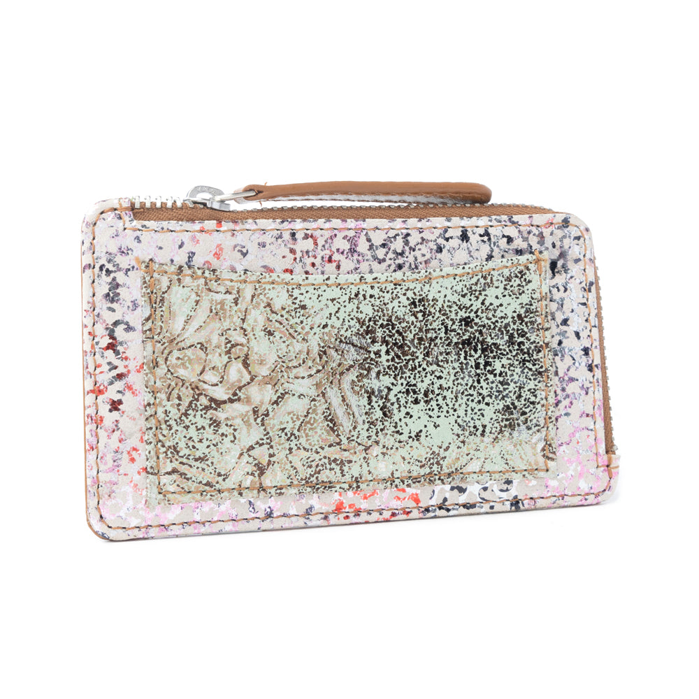 Myra Oasis Gleam Leather Wallet in Sapphire Snake Print
