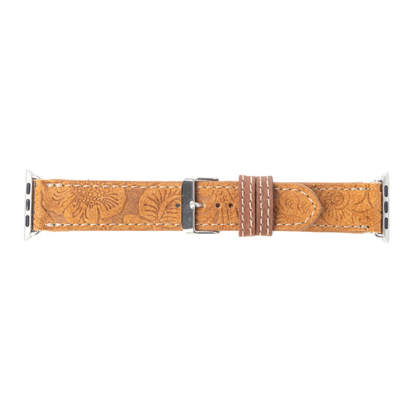 Saddleback Trail Watch Band in Brown - Myra USA