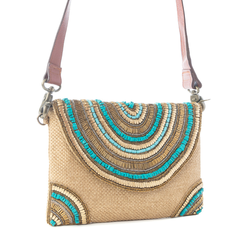 Myra Aurora Sands Crossbody Bag in Sahara Dune