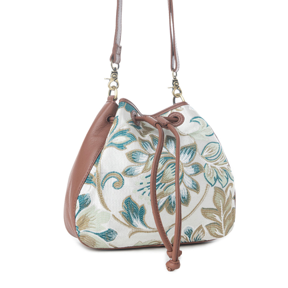 Myra Old Soul Bucket Bag in Alpine White - Myra USA