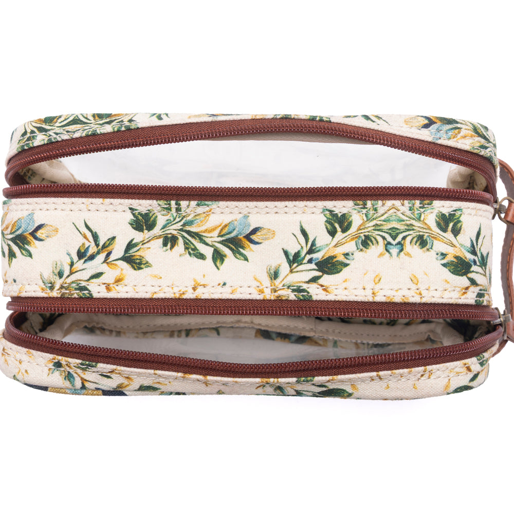 Myra Willow Grove Cotton & Plastic Men's Shaving Kit in Sage Linen - Myra USA