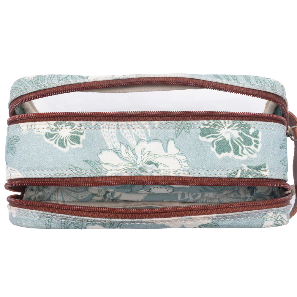 Myra Willow Grove Cotton & Plastic Men's Shaving Kit in Eucalyptus Mist - Myra USA